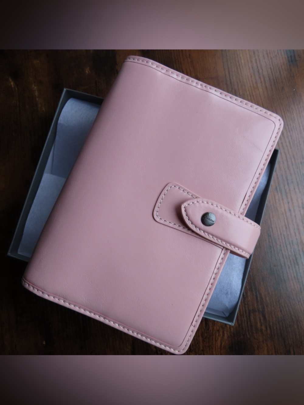 filoFAX Malden Pink Personal Leather Organiser